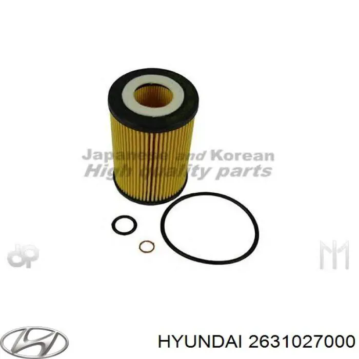 Filtro de aceite Hyundai/Kia 2631027000 precio, desde 5,57 EUR