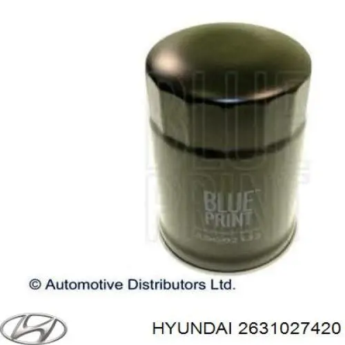 2631027420 Hyundai/Kia filtro de aceite