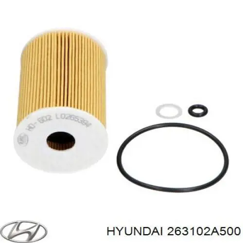 Portafiltro de aceite 263102A500 Hyundai/Kia
