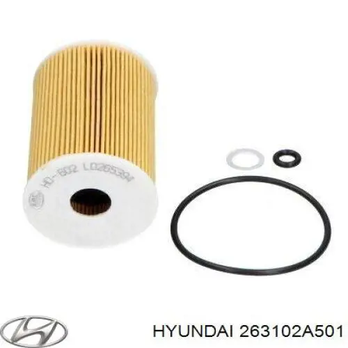 263102A501 Hyundai/Kia Portafiltro de aceite