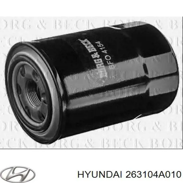 Filtro de aceite 263104A010 Hyundai/Kia