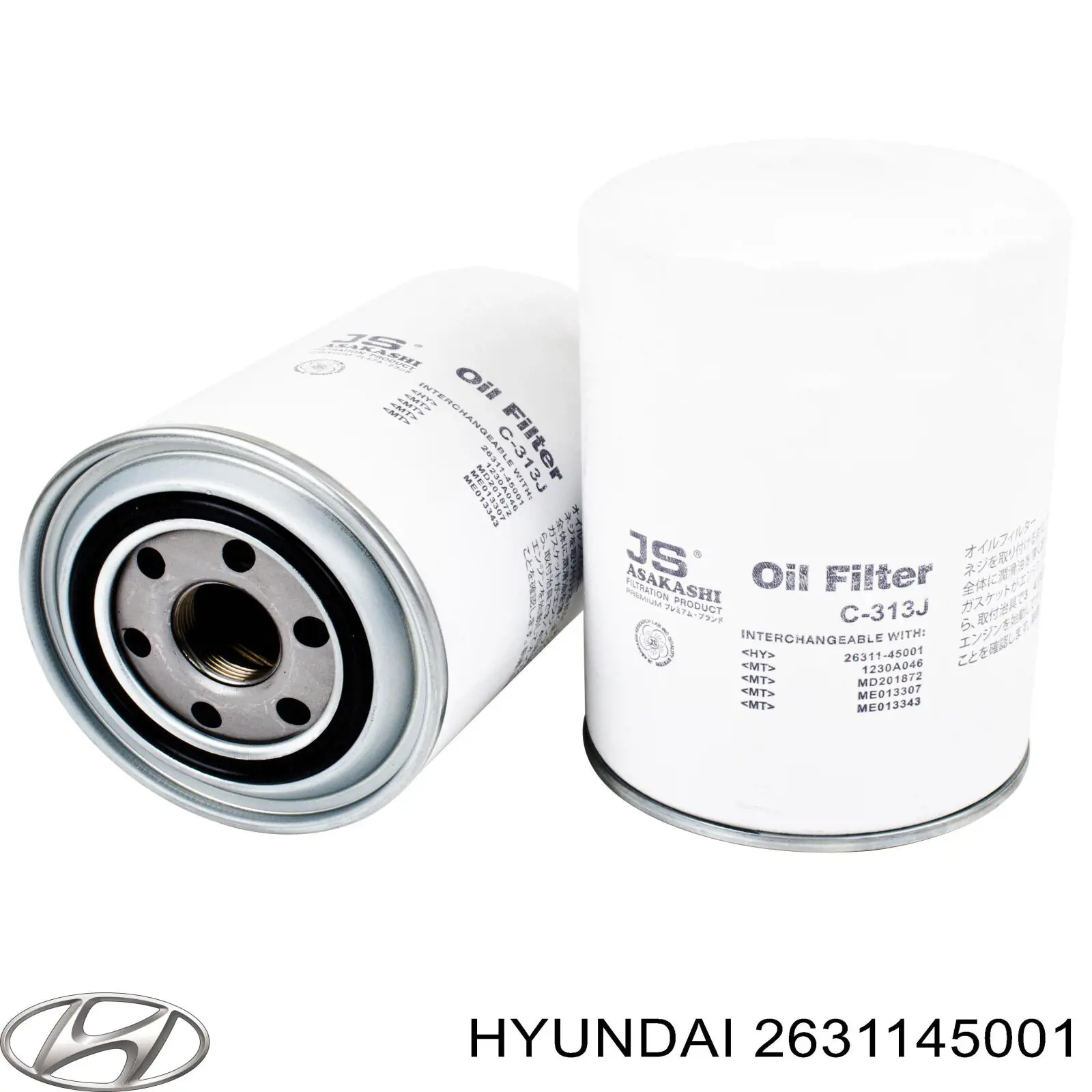2631145001 Hyundai/Kia filtro de aceite