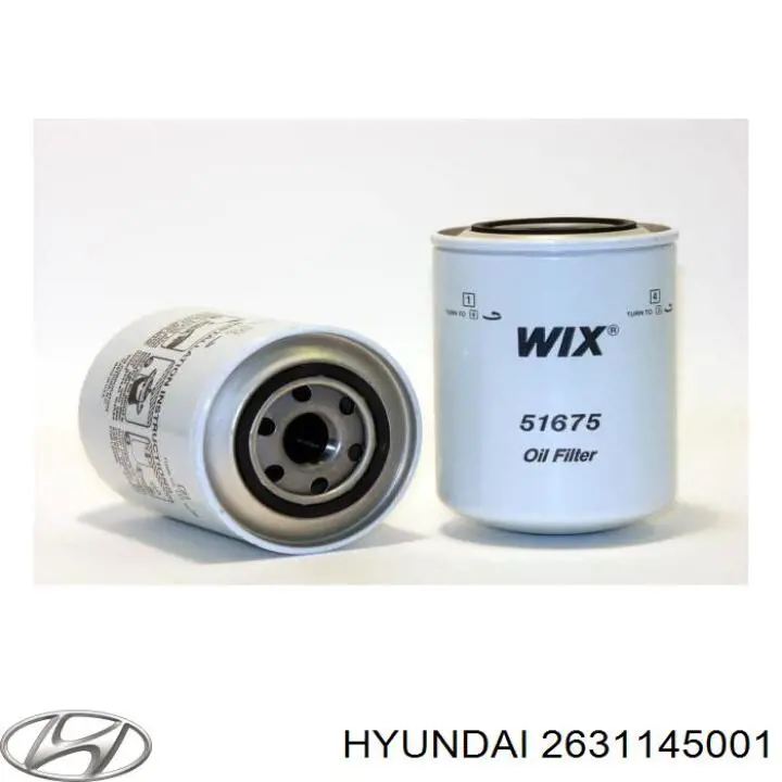 2631145001 Hyundai/Kia Filtro aceite
