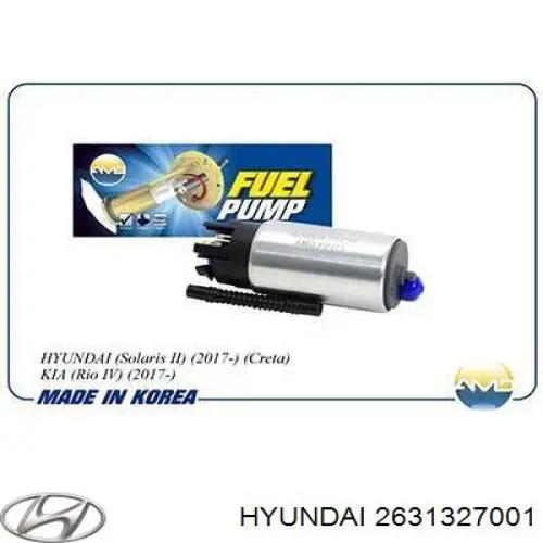 Comprar 2631327001 Hyundai/Kia Anillo de sellado entre la carcasa del filtro de aceite y el intercambiador de calor