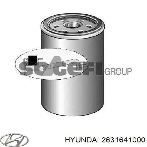 2631641000 Hyundai/Kia filtro de aceite