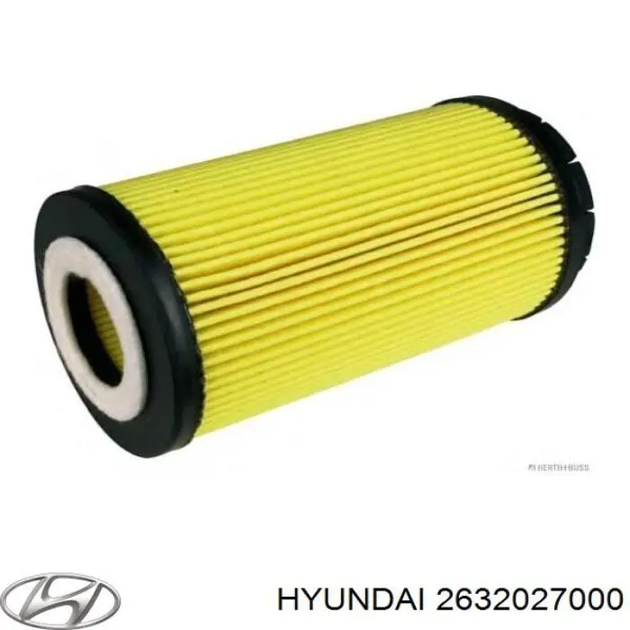 Filtro de aceite motor Hyundai/Kia 2632027000