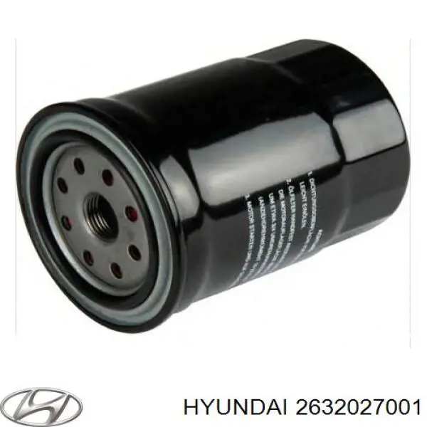 2632027001 Hyundai/Kia filtro de aceite