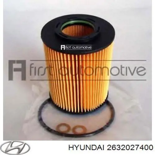 Filtro de aceite motor Hyundai/Kia 2632027400