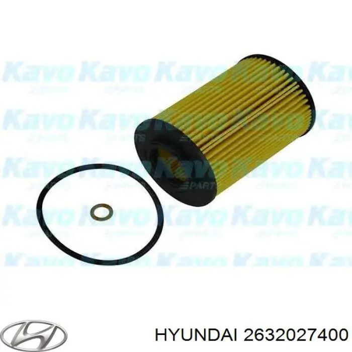 2632027400 Hyundai/Kia Filtro aceite