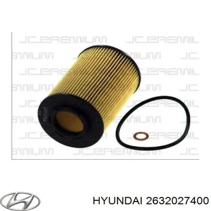 Filtro de aceite Hyundai/Kia 2632027400 precio, desde 6,27 EUR