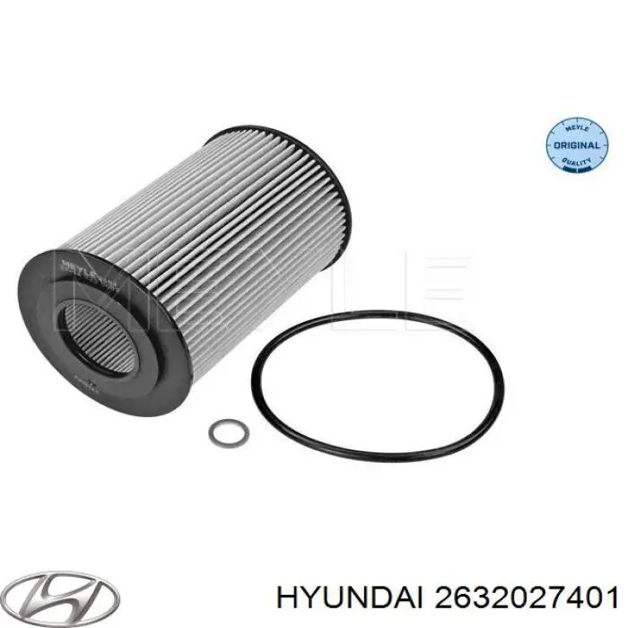 2632027401 Hyundai/Kia filtro de aceite