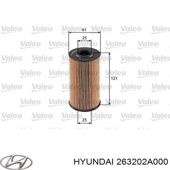 Filtro de aceite Hyundai/Kia 263202A000 precio, desde 6,20 EUR