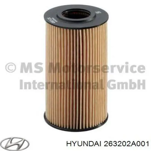 Filtro de aceite 263202A001 Hyundai/Kia