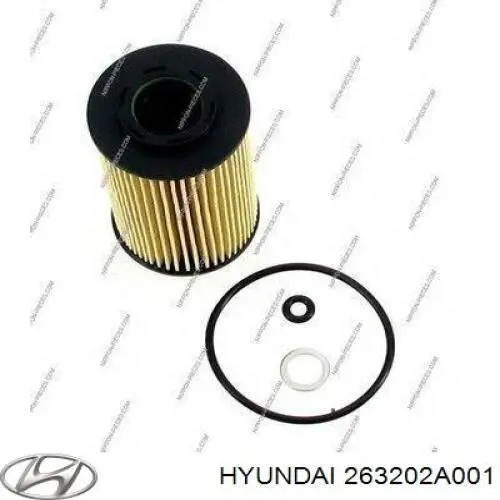263202A001 Hyundai/Kia filtro de aceite