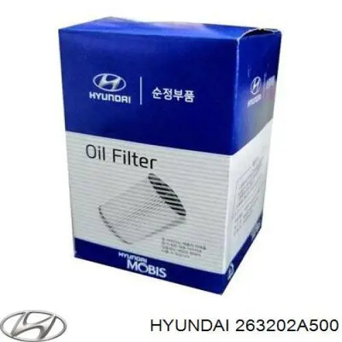 Filtro de aceite motor Hyundai/Kia 263202A500