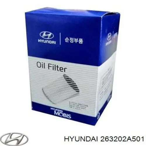 263202A501 Hyundai/Kia filtro de aceite