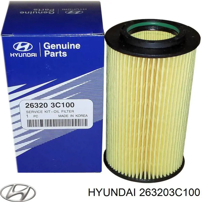 263203C100 Hyundai/Kia filtro de aceite