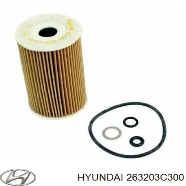 263203C300 Hyundai/Kia filtro de aceite