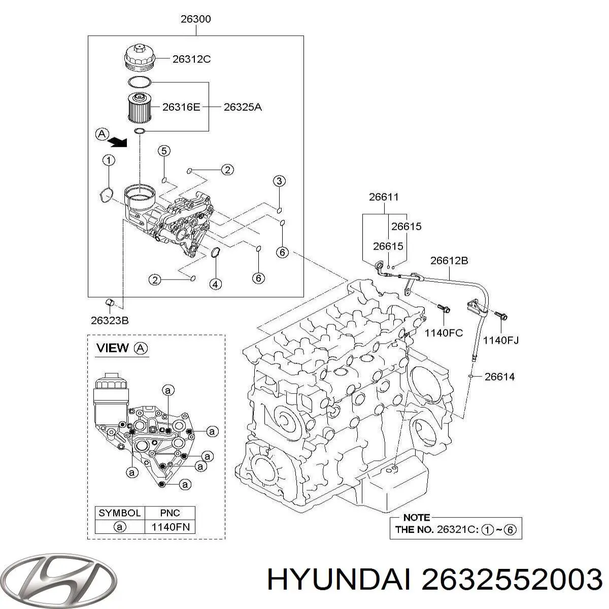 Filtro de aceite Hyundai/Kia 2632552000 precio, desde 11,78 EUR