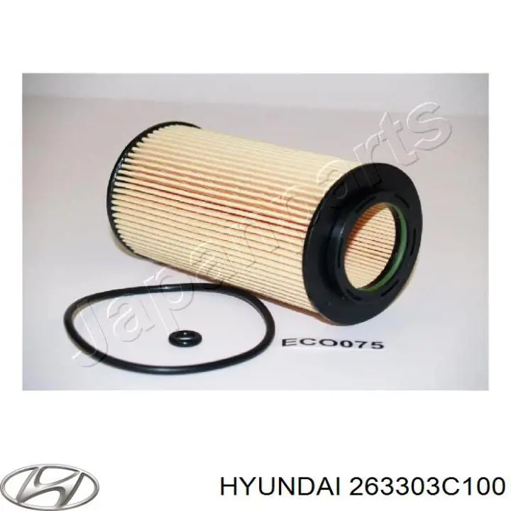 263303C100 Hyundai/Kia filtro de aceite