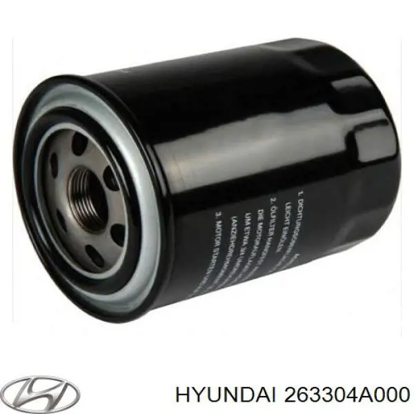 Comprar 263304A000 Hyundai/Kia Filtros de aceite