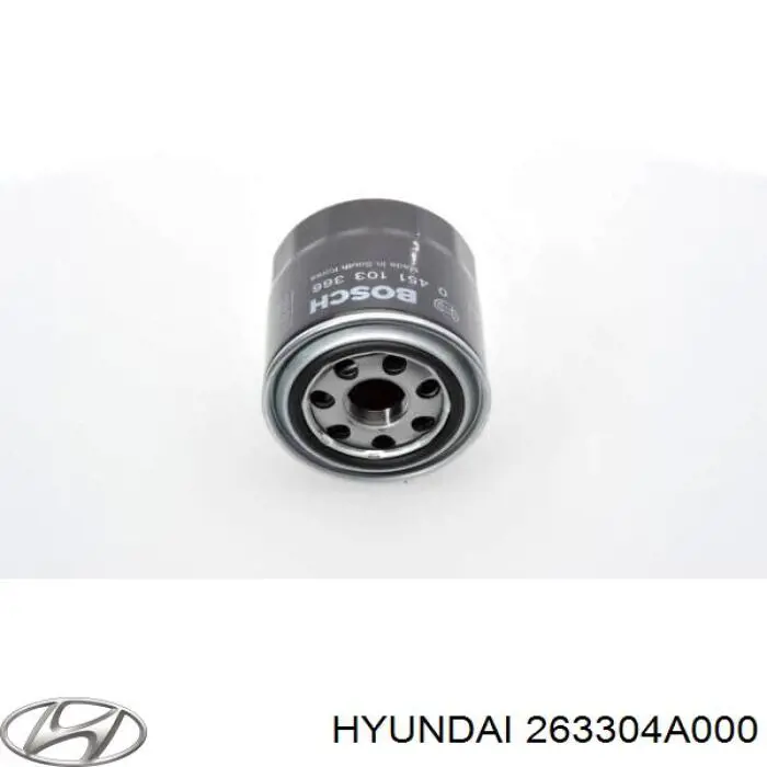 263304A000 Hyundai/Kia filtro de aceite