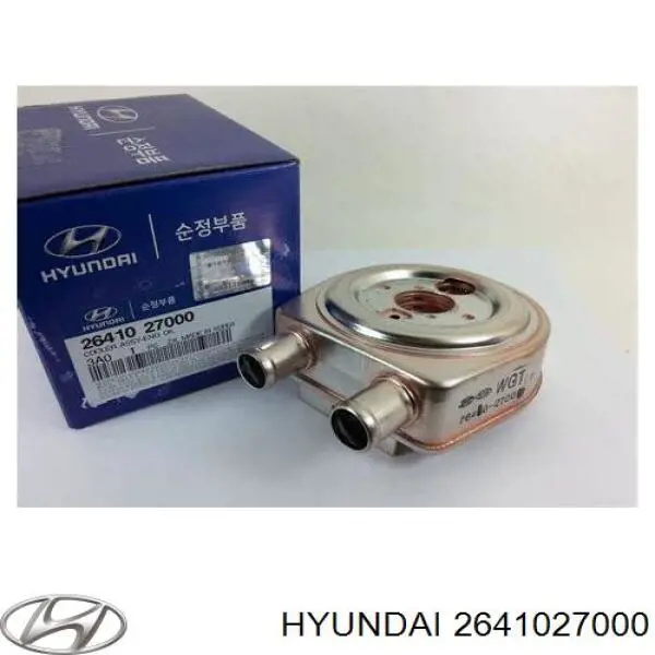 2641027000 Hyundai/Kia radiador de aceite, bajo de filtro