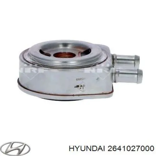 Radiador de aceite debajo del filtro Hyundai/Kia 2641027000 precio, desde 73,24 EUR