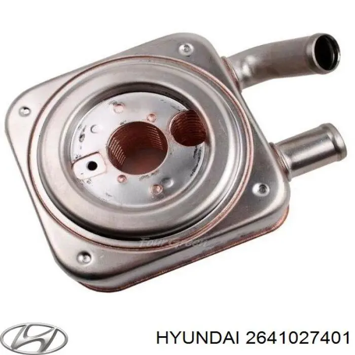 Radiador de aceite, bajo de filtro para Hyundai Santa Fe (CM)
