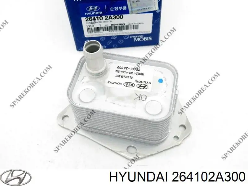 Radiador de aceite debajo del filtro Hyundai/Kia 264102A300
