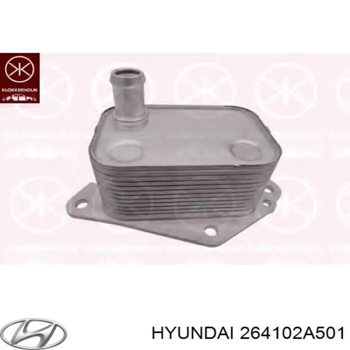 Radiador de aceite debajo del filtro Hyundai/Kia 264102A501 precio, desde 38,73 EUR
