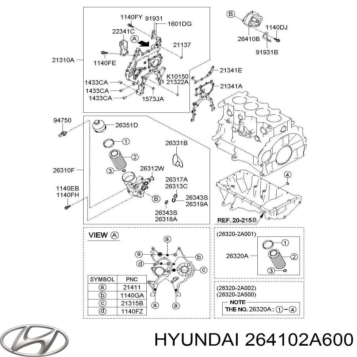 264102A600 Hyundai/Kia