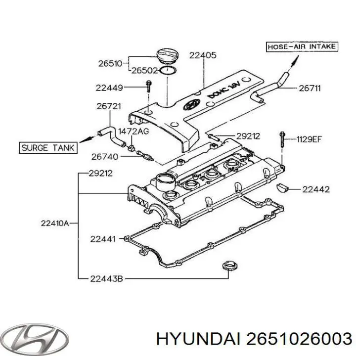 2651026003 Hyundai/Kia