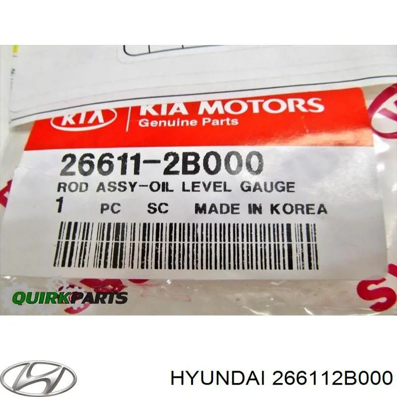 266112B000 Hyundai/Kia varilla del nivel de aceite