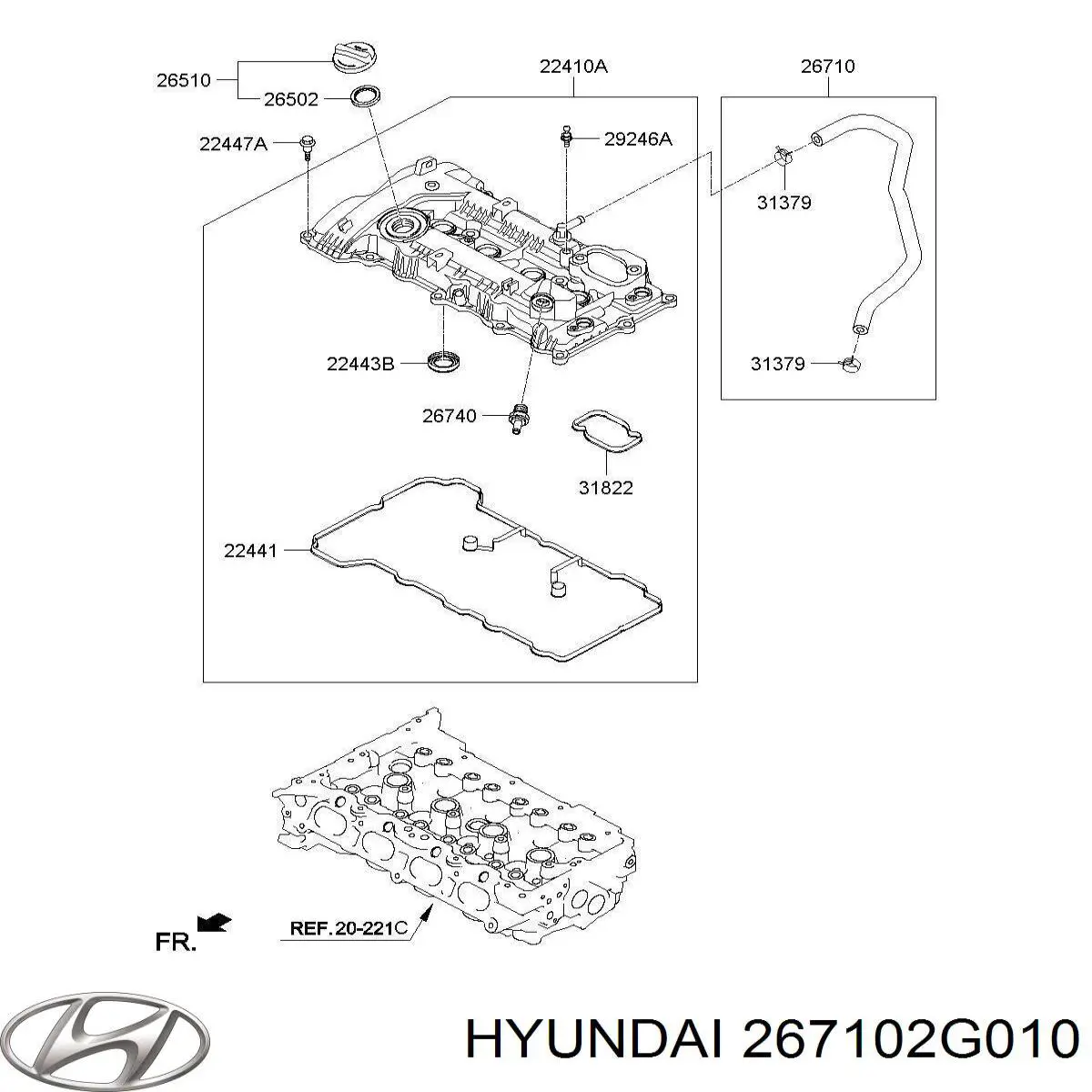 267102G010 Hyundai/Kia