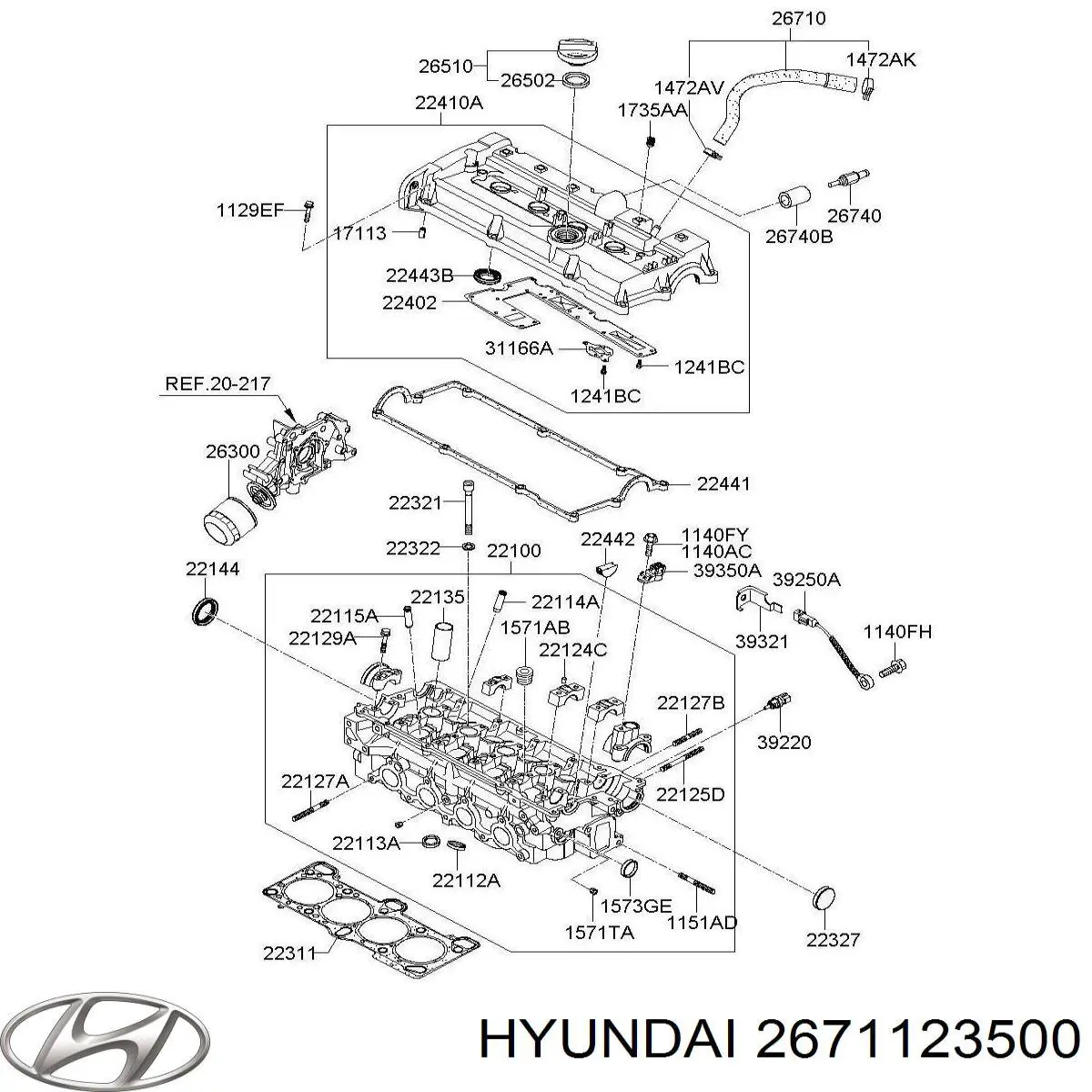 2671123500 Hyundai/Kia