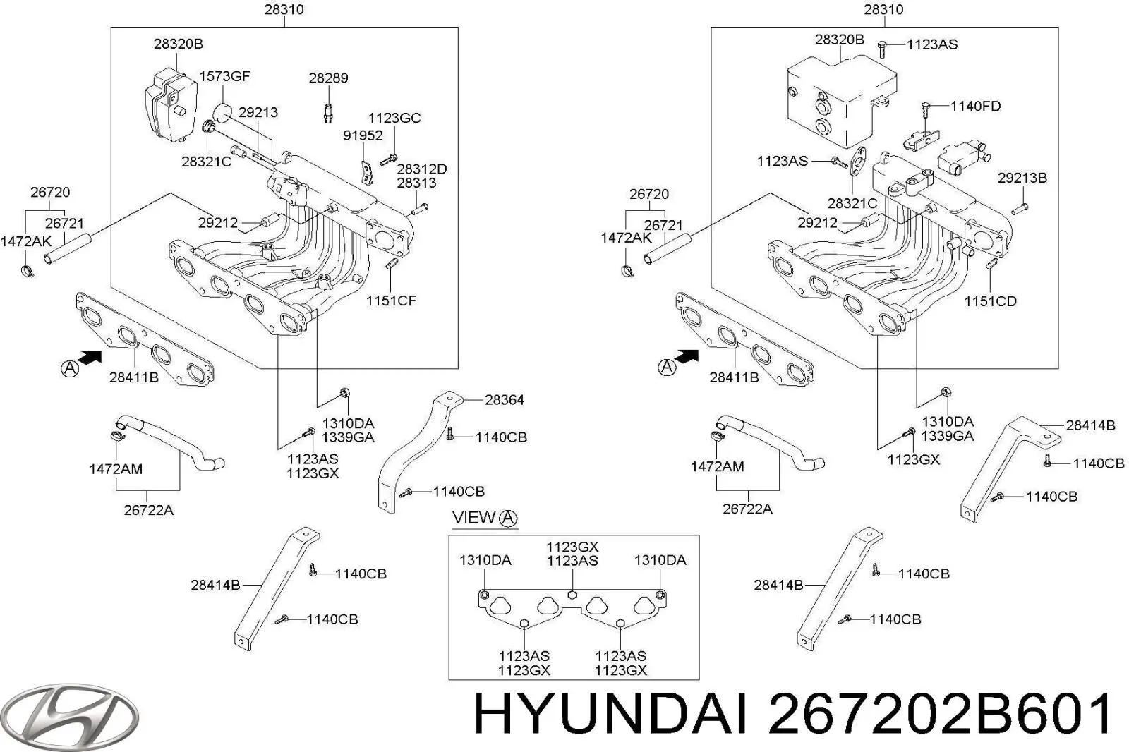 267202B601 Hyundai/Kia