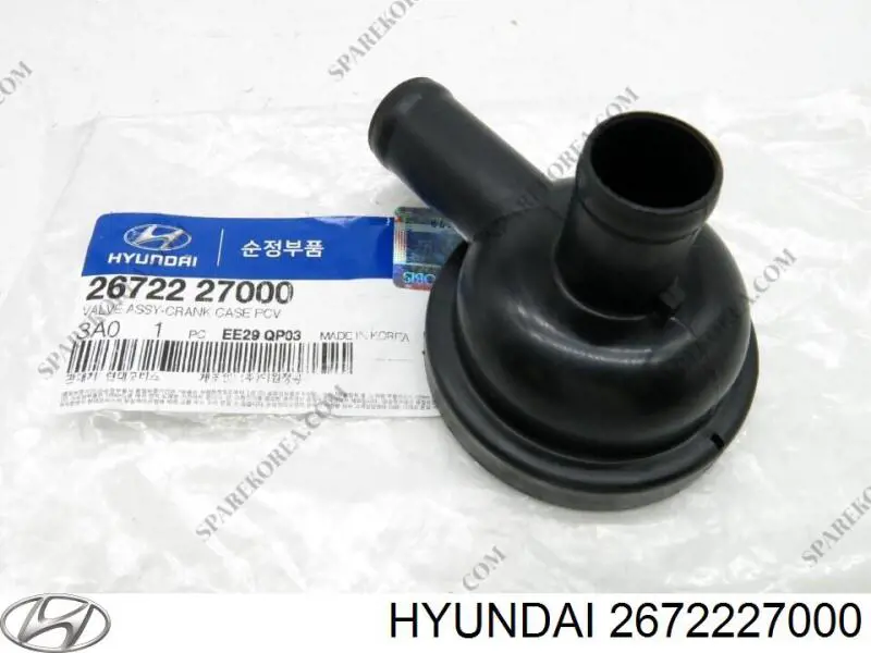 Válvula, ventilación cárter Hyundai Santa Fe I SUV (SM) (2000 - 2006) precio, desde 51,14 EUR