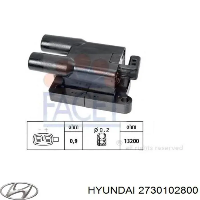 Bobina de chispa Hyundai/Kia 2730102800 precio, desde 29,04 EUR