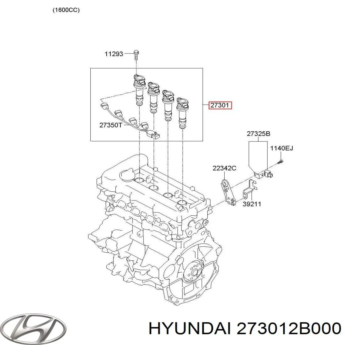 Bobina de chispa Hyundai/Kia 273012B000 precio, desde 30,35 EUR
