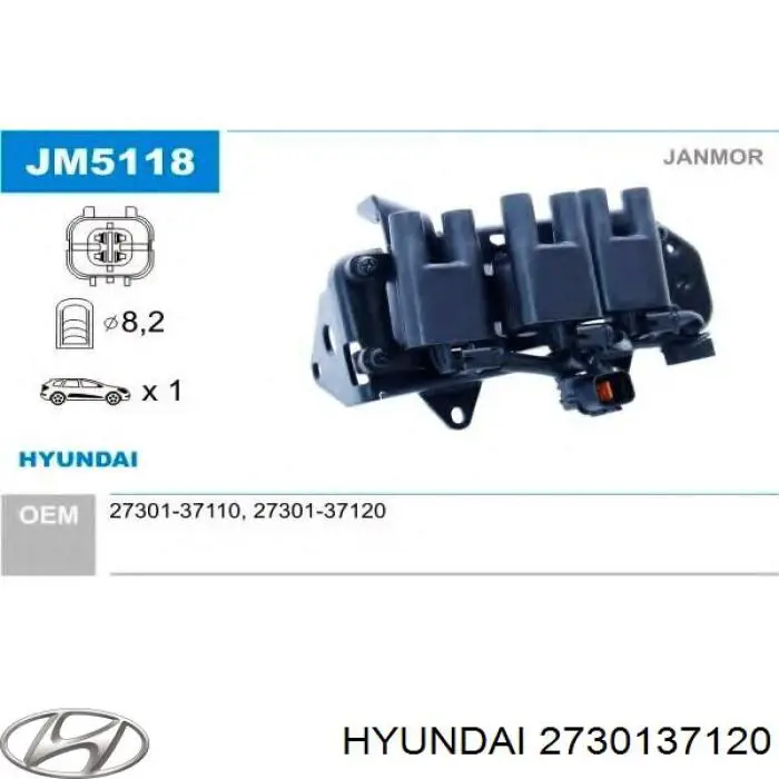 2730137110 Hyundai/Kia Bobina de ignición