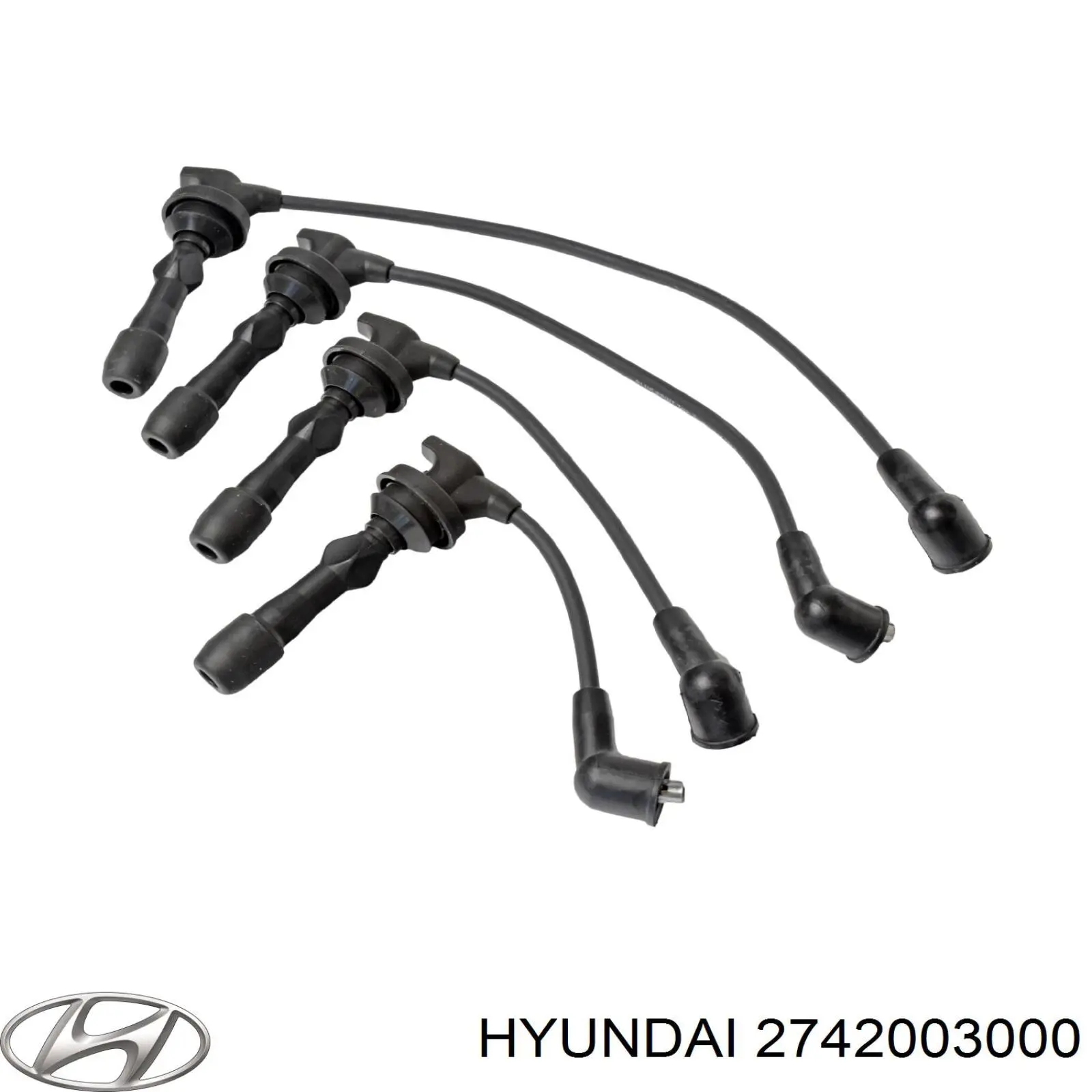 2742003000 Hyundai/Kia cable de encendido, cilindro №1, 4