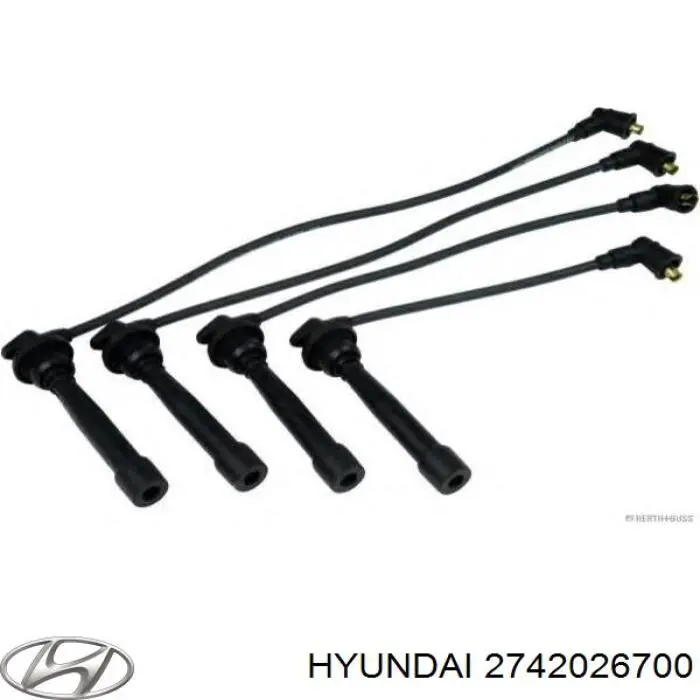 Cable de encendido, cilindro №1 para Hyundai Coupe (RD)