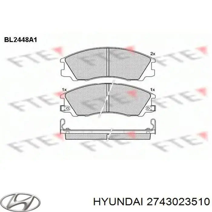 2743023510 Hyundai/Kia juego de cables de encendido