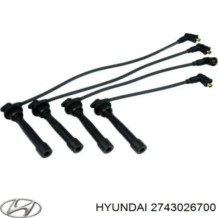 Juego de cables de bujias Hyundai/Kia 2743026700 precio, desde 15,26 EUR
