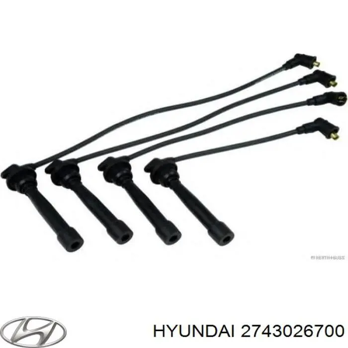 2743026700 Hyundai/Kia cable de encendido, cilindro №2