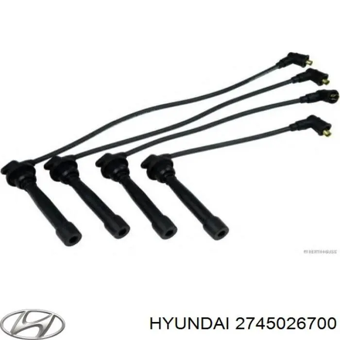2745026700 Hyundai/Kia cable de encendido, cilindro №4