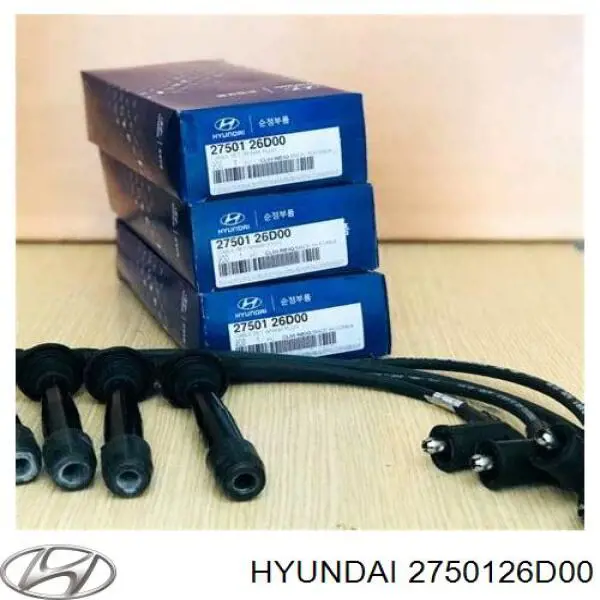 Juego de cables de bujias Hyundai/Kia 2750126D00 precio, desde 37,06 EUR