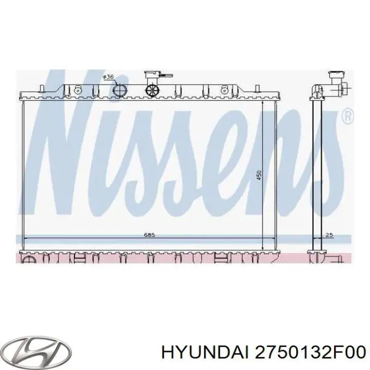 2750132F00 Hyundai/Kia Cables de alta tensión, juego