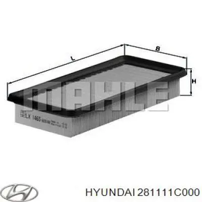 El filtro de aire Hyundai/Kia 281111C000 precio, desde 6,06 EUR